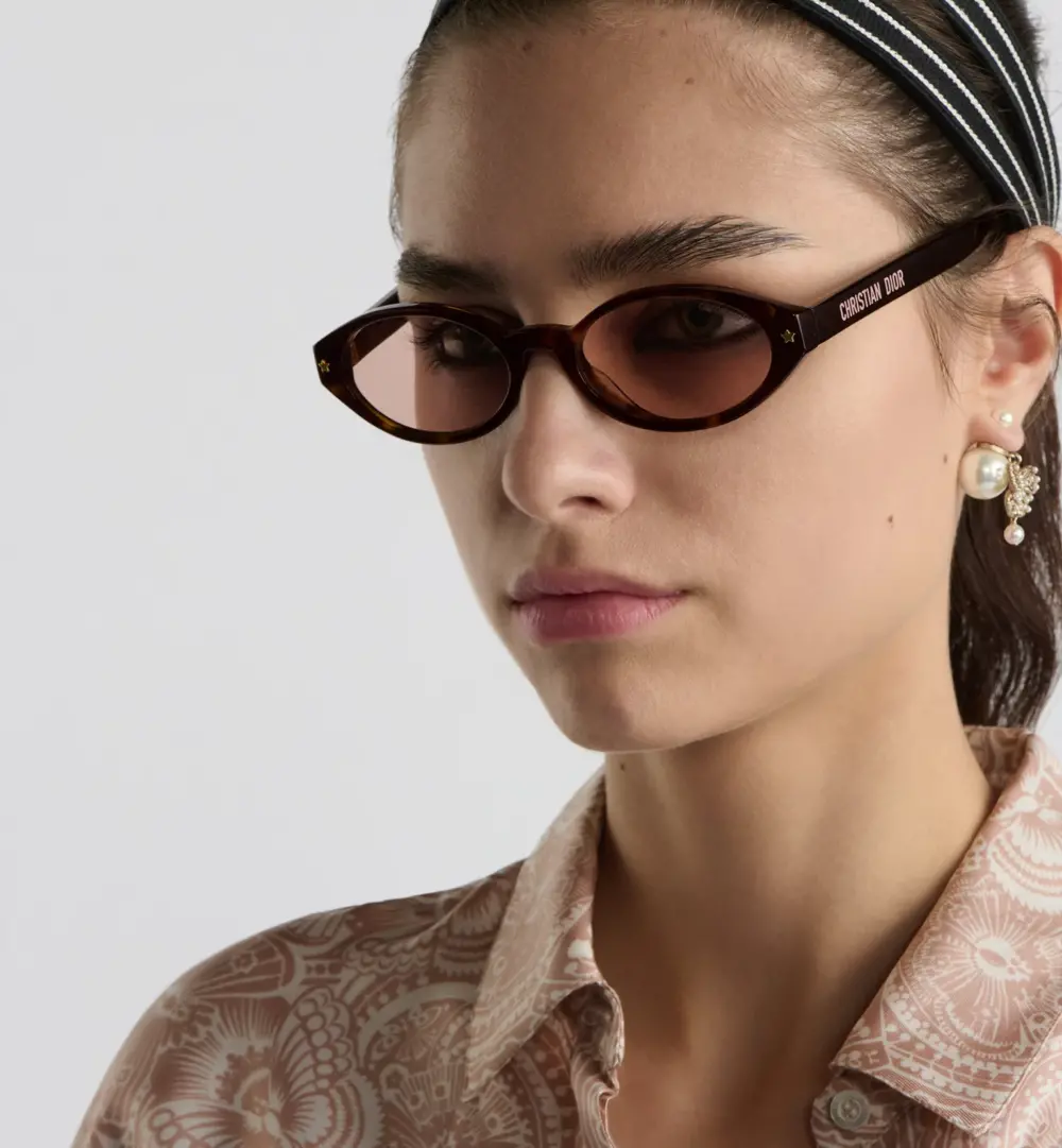 Alternative view of Kính Dior Pacific R1F Tortoiseshell-Effect 'Brown' DPFCR1FXR-20L0