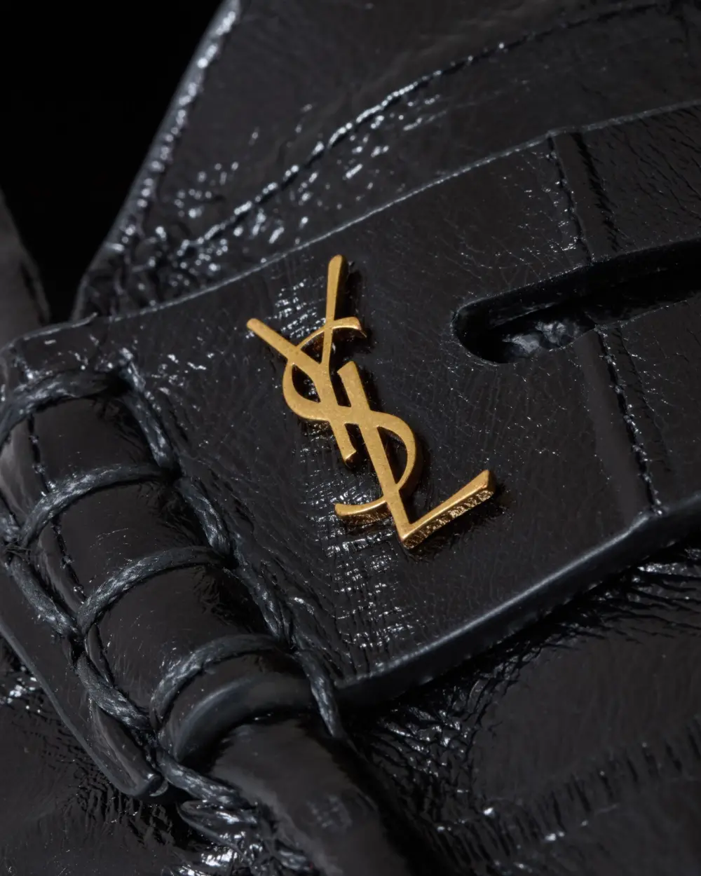 Giày Saint Laurent Le Loafer Foldable 'Black' 8005370WXAC1000 - Ảnh 5
