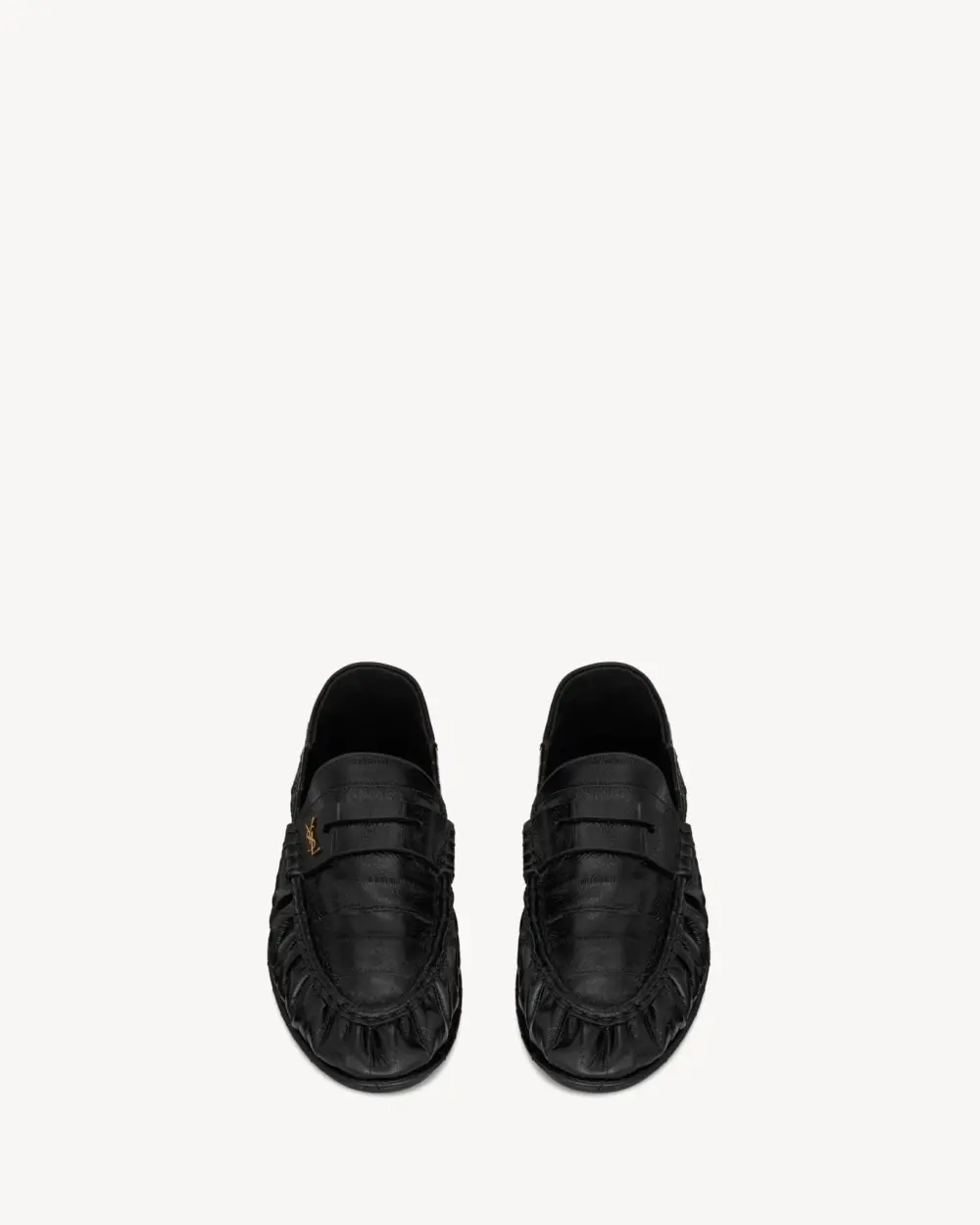 Giày Saint Laurent Le Loafer Foldable 'Black' 8005370WXAC1000 - Ảnh 4