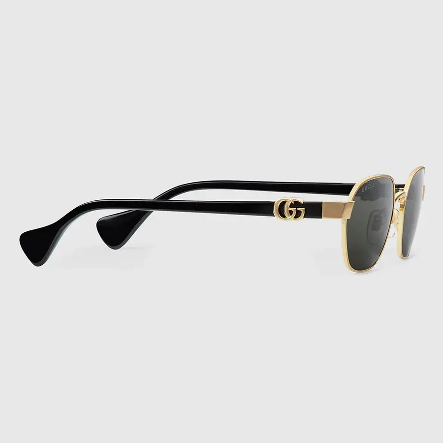Kính Gucci Round-Frame Sunglasses 'Gold' GG1593S-001 - Ảnh 3