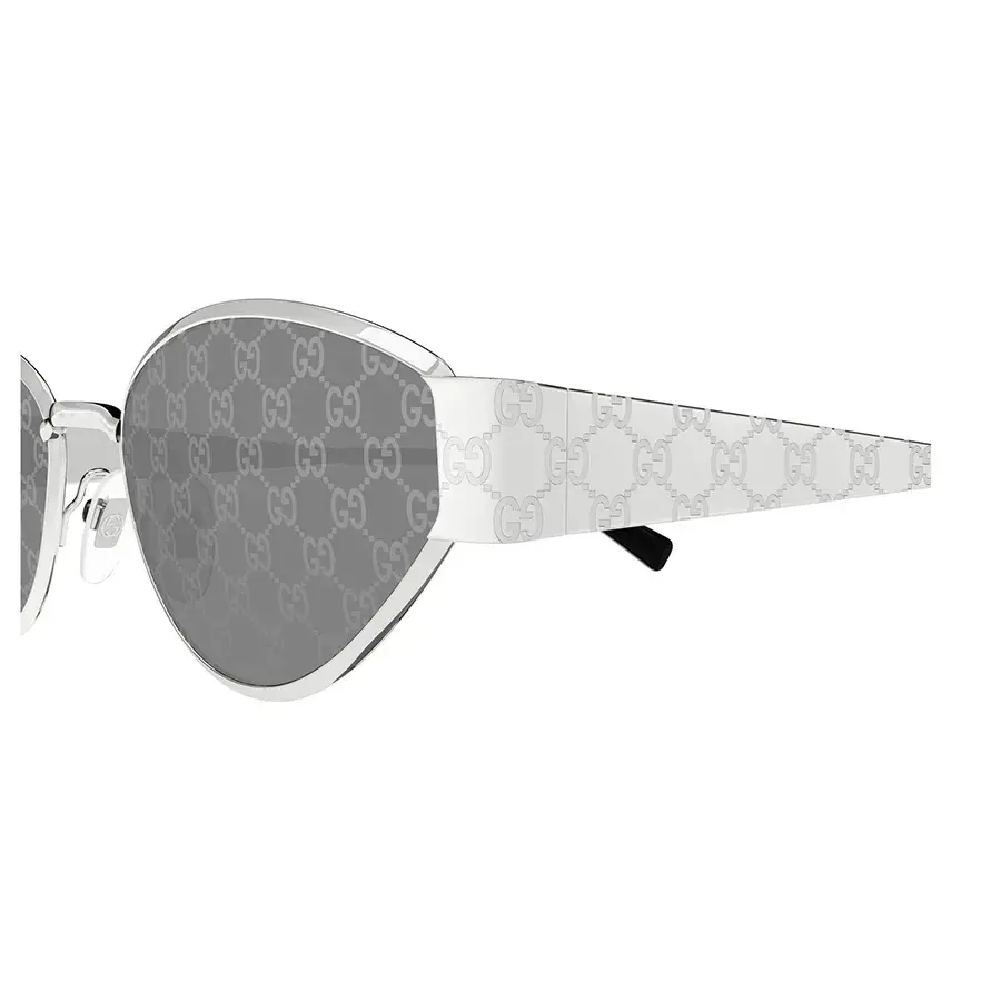 Kính Gucci Geometric Sunglasses 'Silver' GG1853S-002 - Ảnh 3