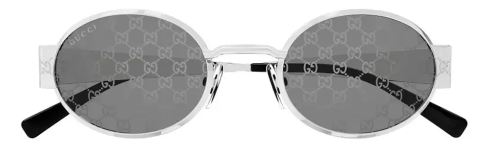 Kính Gucci Oval Sunglasses 'Silver' GG1854S-002 - Ảnh 4