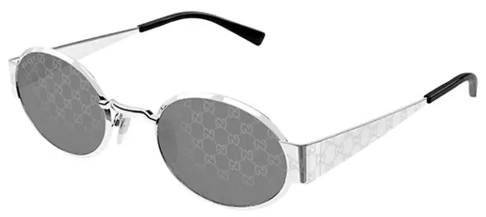 Alternative view of Kính Gucci Oval Sunglasses 'Silver' GG1854S-002