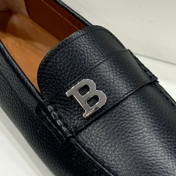 Giày Bally Leather Loafers 'Black' 6301194 - Ảnh 4