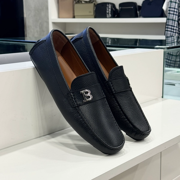 Giày Bally Leather Loafers 'Black' 6301194 - Ảnh 3