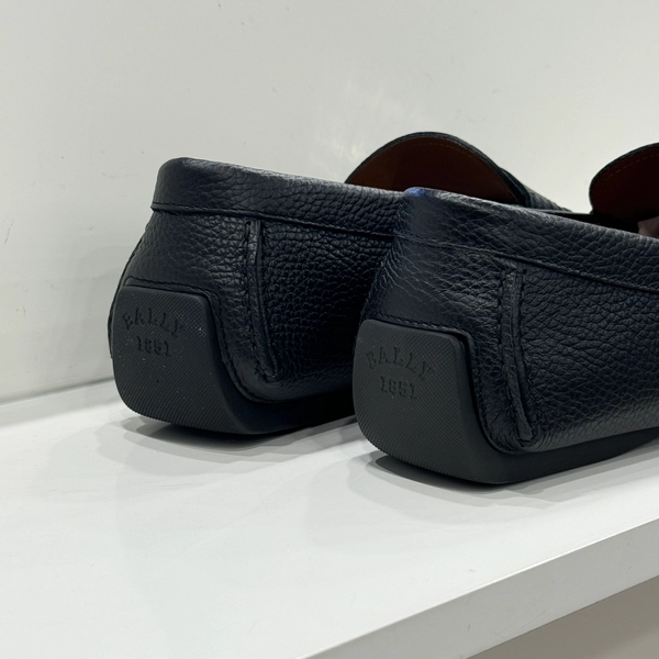 Giày Bally Leather Loafers 'Black' 6301194 - Ảnh 2