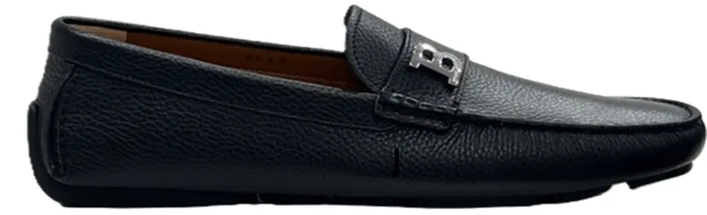 Giày Bally Leather Loafers 'Black' 6301194