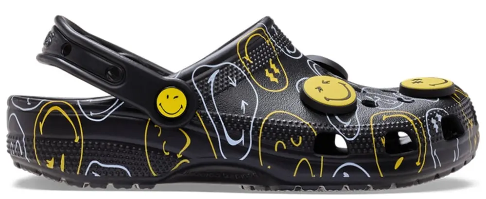 Dép Crocs Classic Clog 'SmileyWorld' 211693-90H