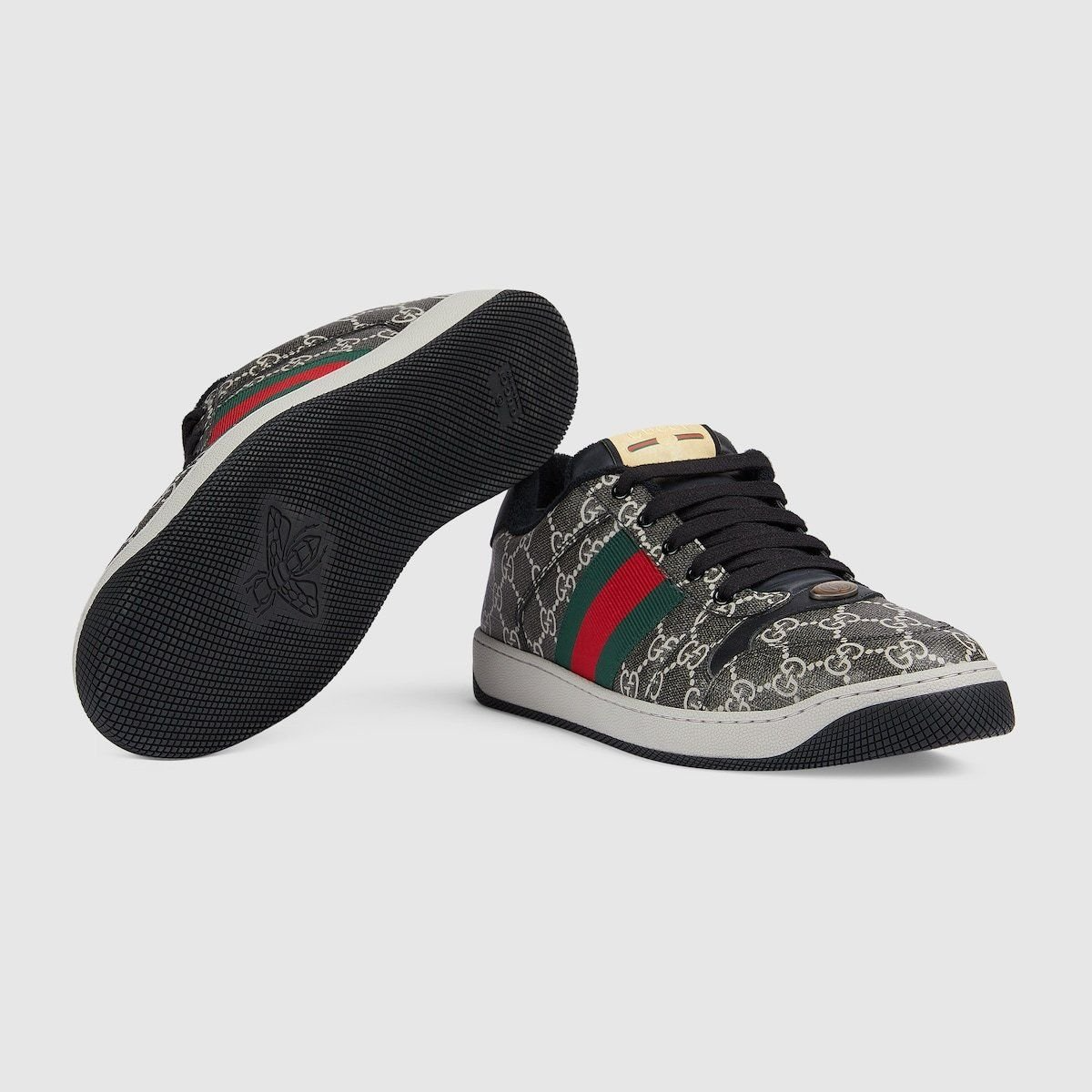 Giày Gucci Screener Sneaker 'Black Grey' 763525-FACMI-8444 - Ảnh 6