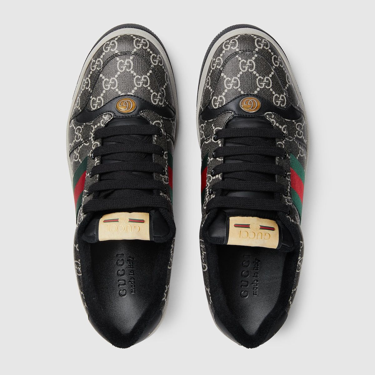Giày Gucci Screener Sneaker 'Black Grey' 763525-FACMI-8444 - Ảnh 5
