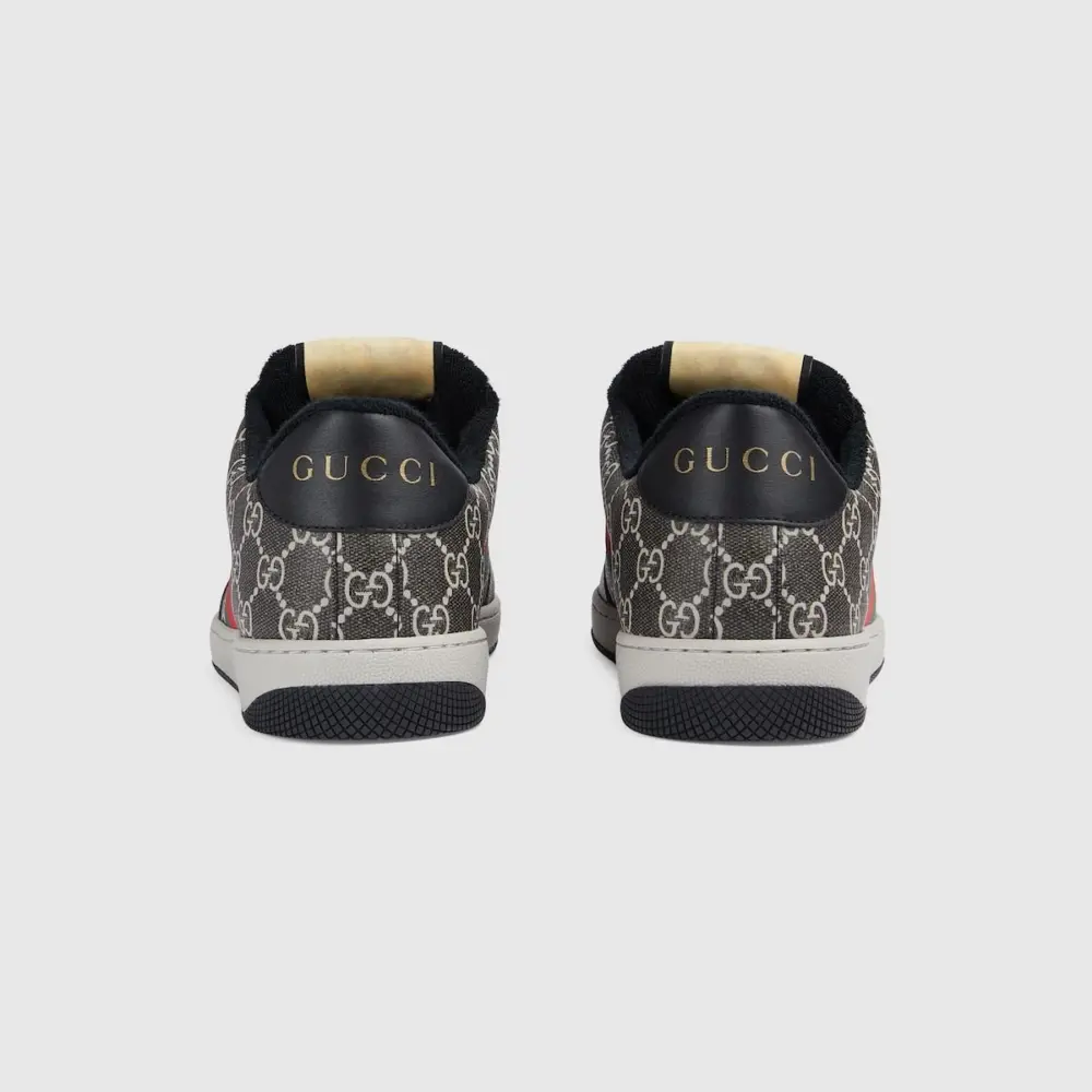 Giày Gucci Screener Sneaker 'Black Grey' 763525-FACMI-8444 - Ảnh 4