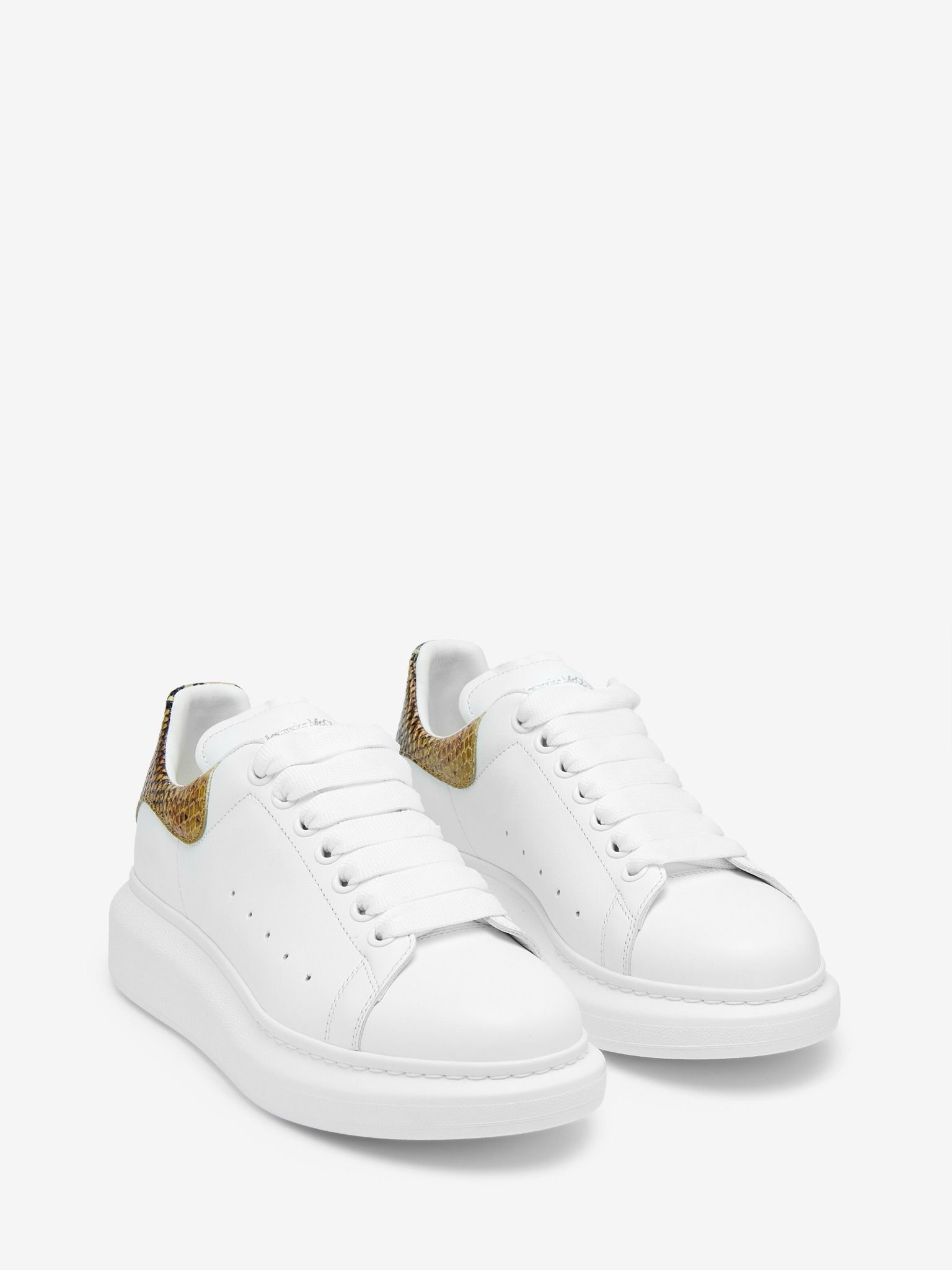 Giày Alexander McQueen Oversized Sneaker 'Natural' 553770WIAE59288 - Ảnh 3