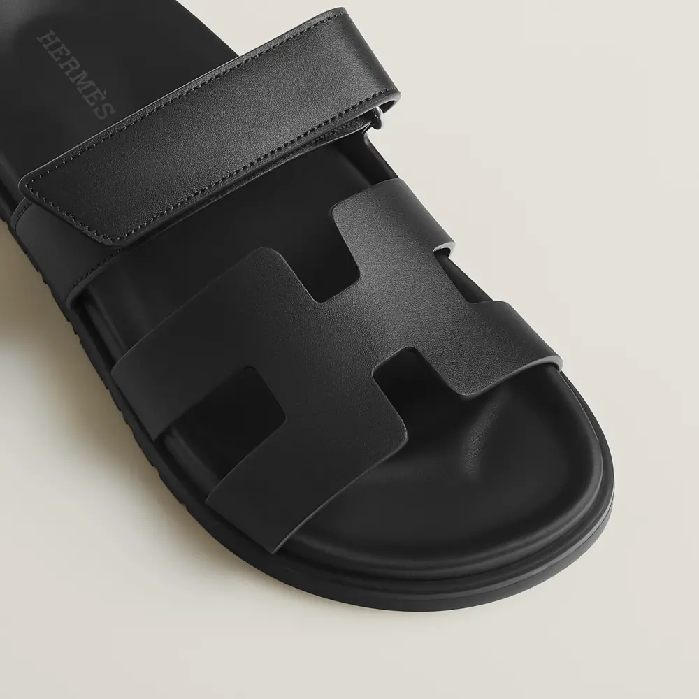 Alternative view of Dép Hermes Chypre Sandal 'Black' H222100Z-02340