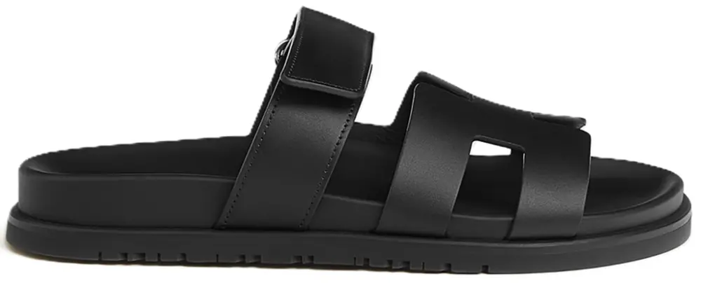 Dép Hermes Chypre Sandal 'Black' H222100Z-02340