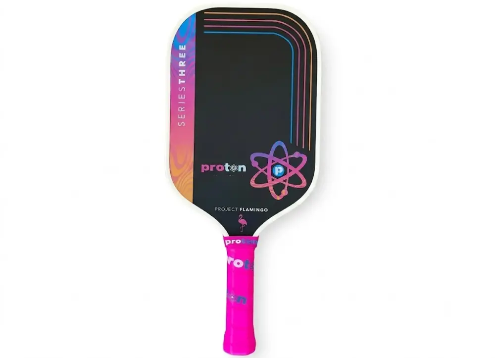 Vợt Pickleball Proton Flamingo 13mm Elongated Limited Edition 'Cream'
