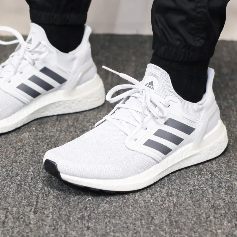 Giày Adidas UltraBoost 20 ‘Cloud White Night Metallic Dash Grey’ EG0783 - Ảnh 4