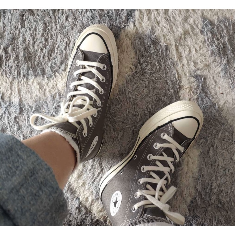 Giày Converse Chuck 70 Hi ‘Grey Ivory’ 164946C - Ảnh 4