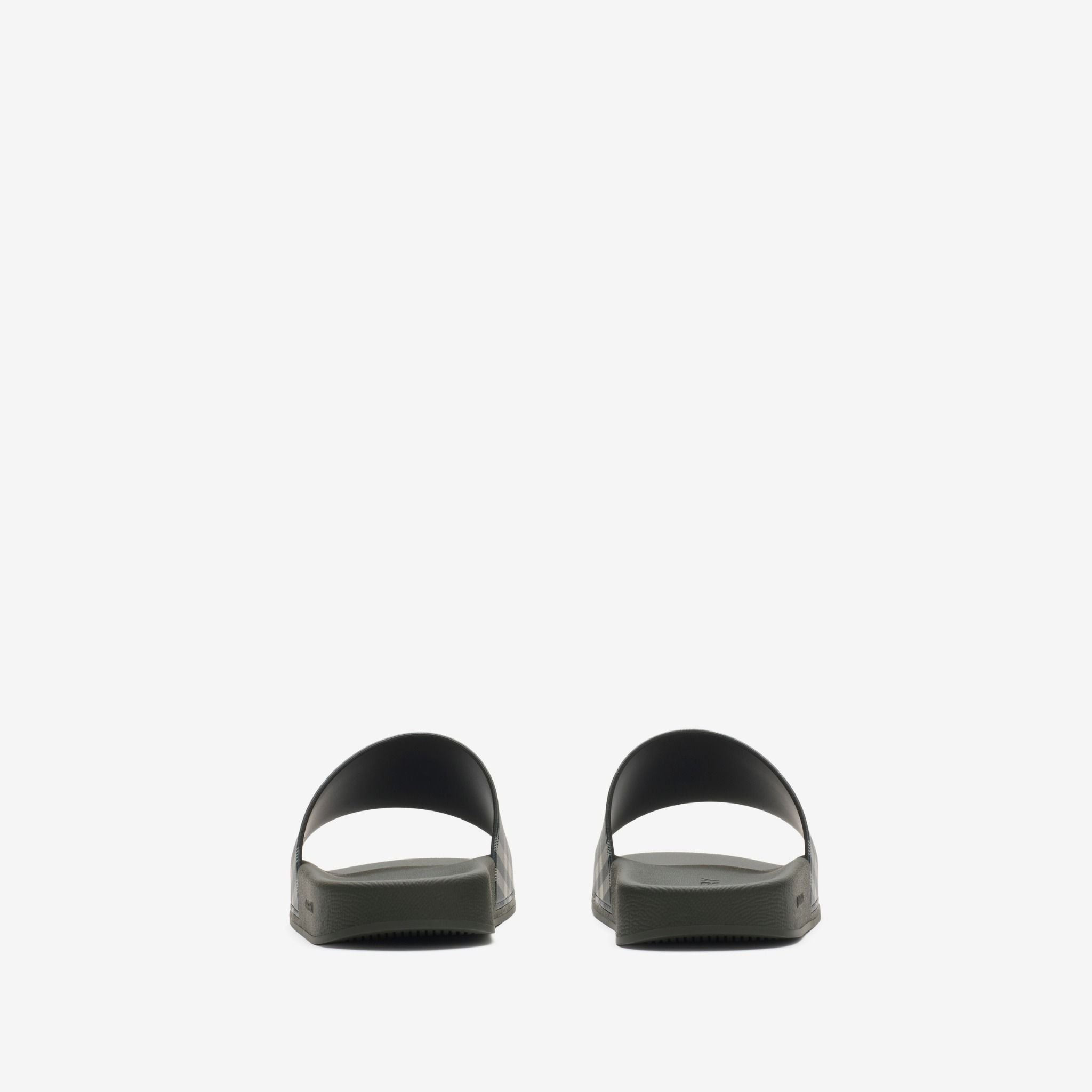 Dép Burberry Check Slides 'Thicket Green' 81132641 - Ảnh 3