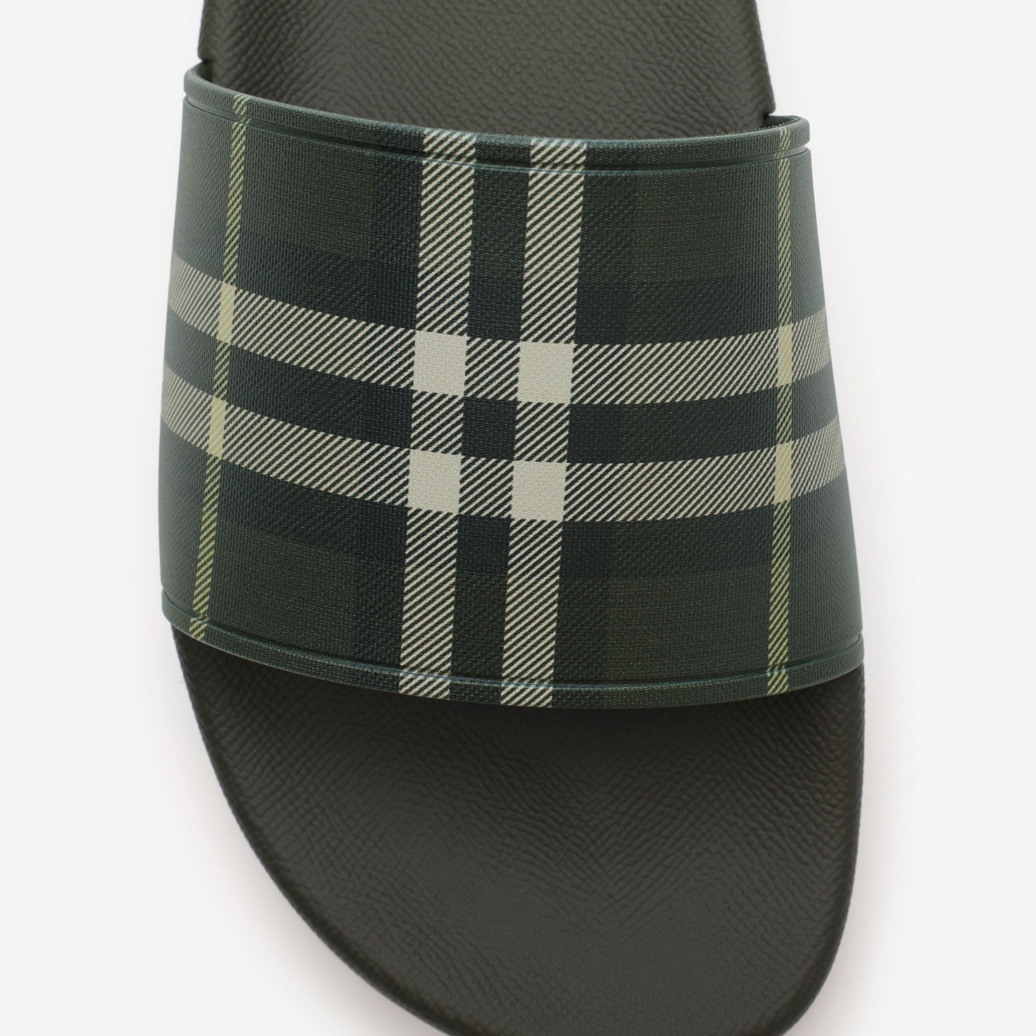 Dép Burberry Check Slides 'Thicket Green' 81132641 - Ảnh 6