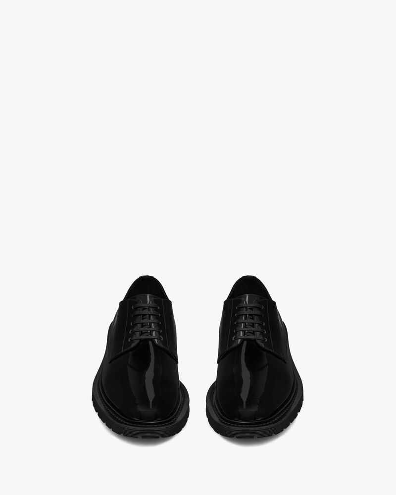 Alternative view of Giày Saint Laurent Army Derbies In Patent Leather 'Black' 7758351TV001000