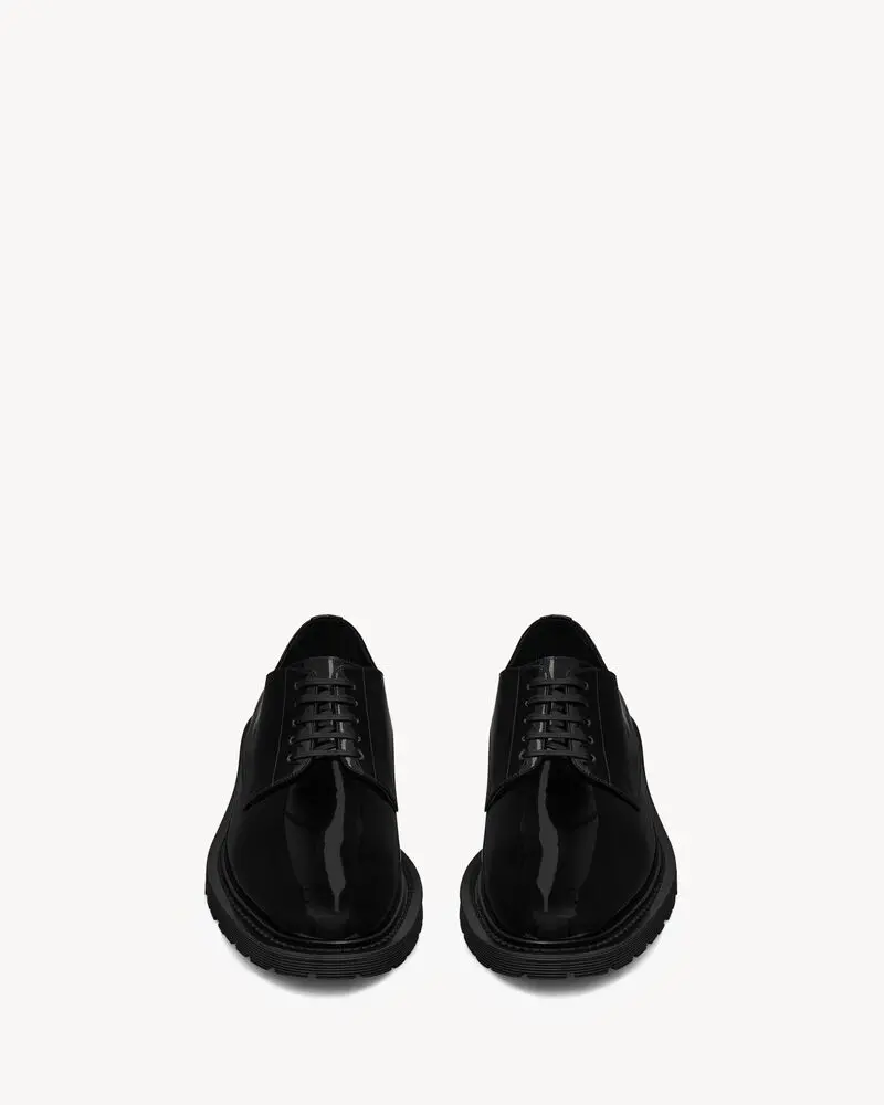 Alternative view of Giày Saint Laurent Army Derbies In Patent Leather 'Black' 7758351TV001000