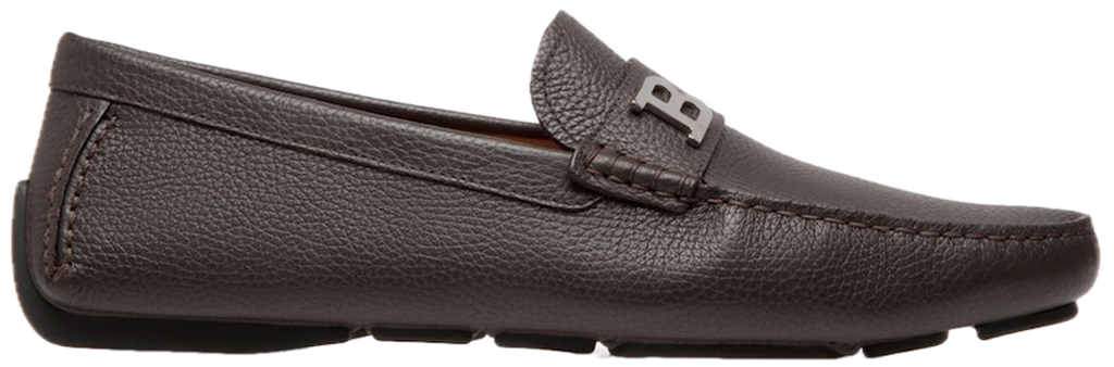 Giày Bally Driver Grained Leather 'Brown' 6301193