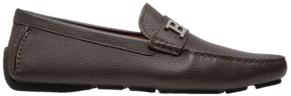 Giày Bally Driver Grained Leather 'Brown' 6301193