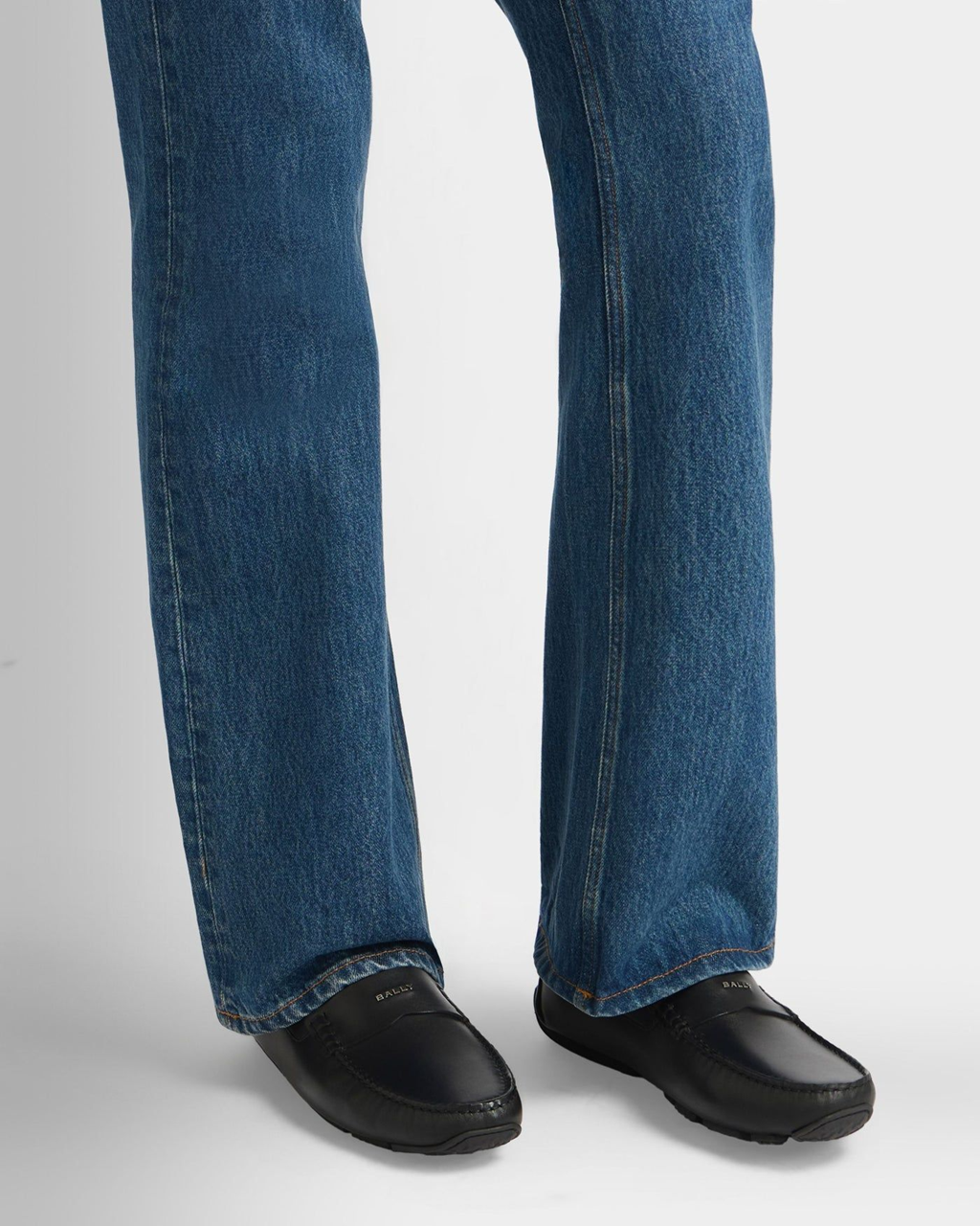 Alternative view of Giày Nam Bally Pilot Driver Leather 'Black' 6312235