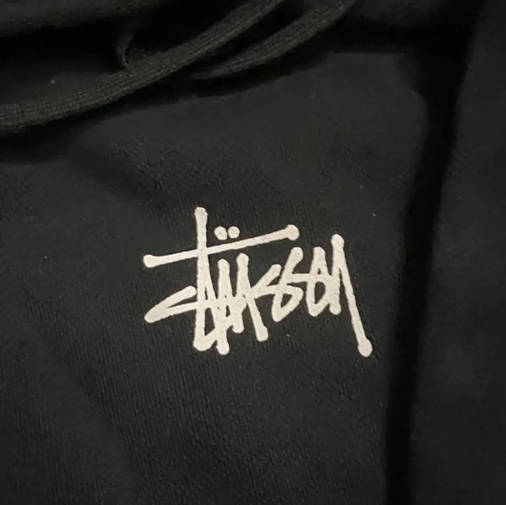 Alternative view of Áo Stussy x Denim Tears Graphic Hoodie ‘Black’ 318050
