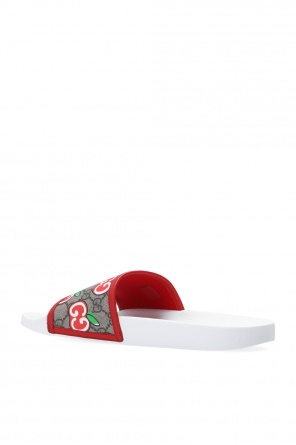 Dép Gucci Apple-Printed Slide 'White Monogram' 627818-2BQ20-8470 - Ảnh 4