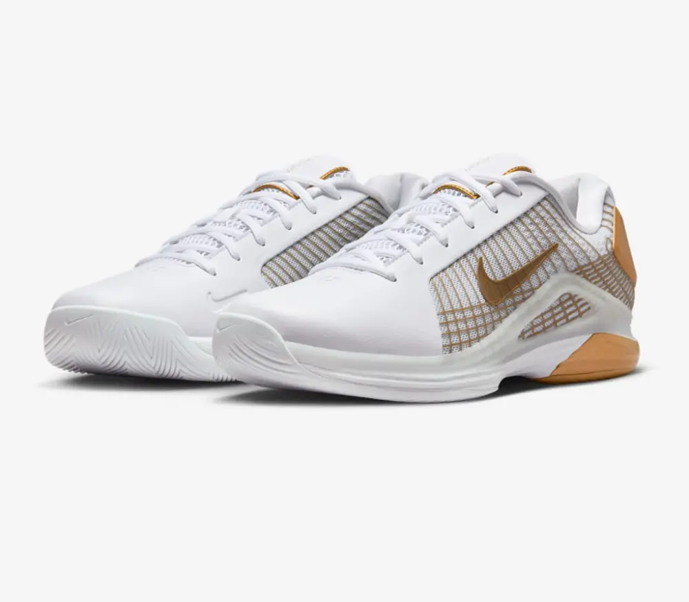 Giày Nike Court Air Zoom Vapor 12 Hypersmash HC 'White Pure Platinum' HV1488-100 - Ảnh 4