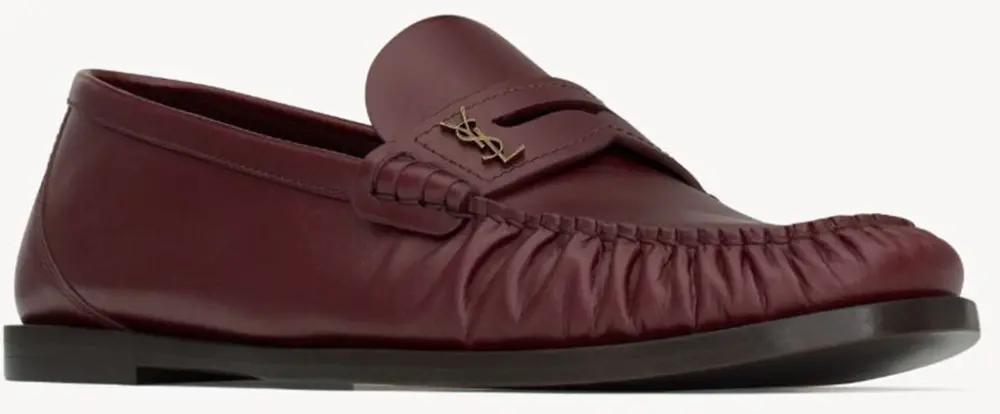 Giày Saint Laurent Loafers 'Vendome Red' 820648AAELH6826 - Ảnh 3
