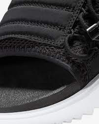 Alternative view of Dép Nike Asuna Slide ‘Black White’ CW9707-002