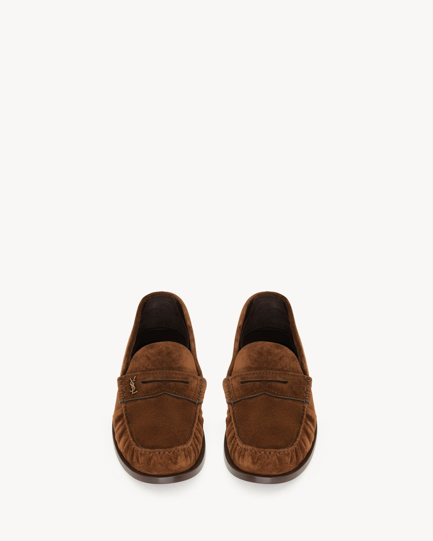 Alternative view of Giày Saint Laurent Loafers In Suede 'Snuff' 8211732OYAA2732