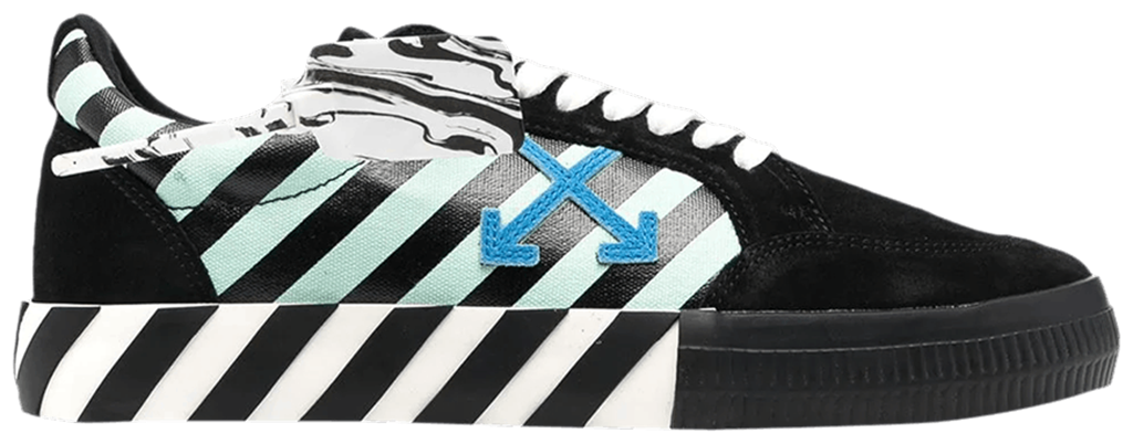 Giày Off-White Vulc Sneaker Low 'Black Green' OMIA085R21LEA006-1045