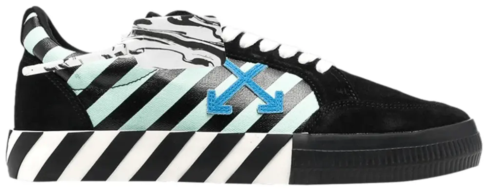 Giày Off-White Vulc Sneaker Low 'Black Green' OMIA085R21LEA006-1045