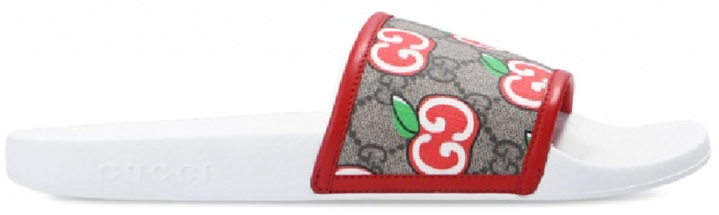 Dép Gucci Apple-Printed Slide 'White Monogram' 627818-2BQ20-8470