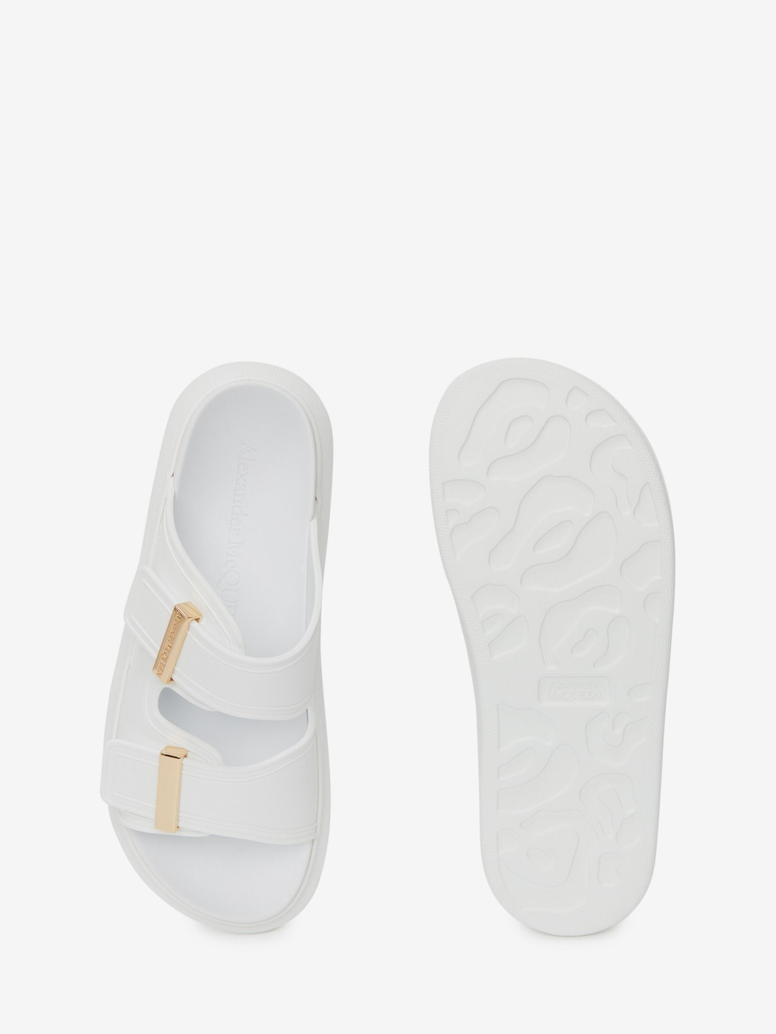 Alternative view of Dép Alexander McQueen Hybrid Slide 'Ivory' 658063W4Z529339