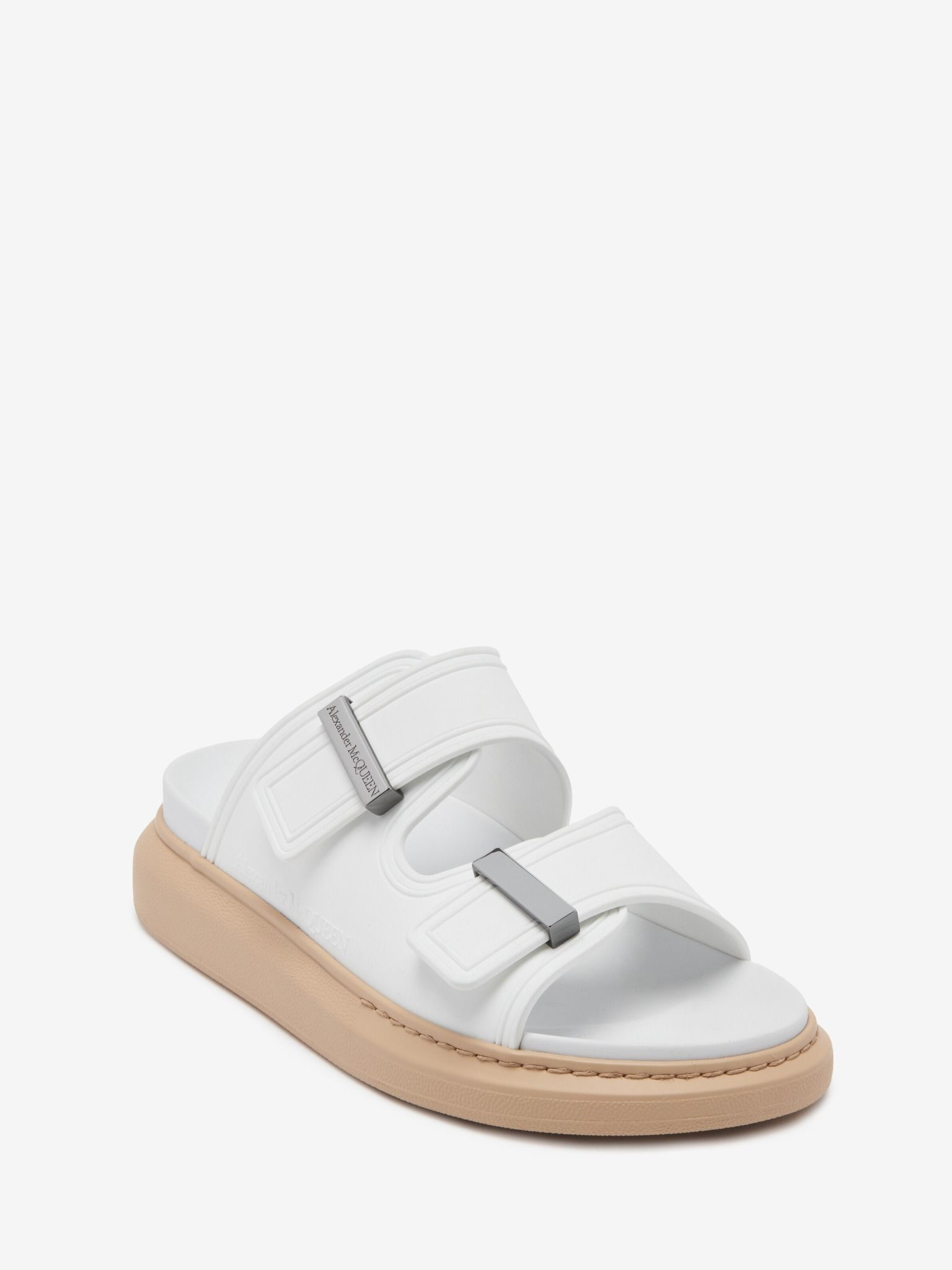 Alternative view of Dép Alexander McQueen Hybrid Slide 'Ivory' 658063W4Q578791