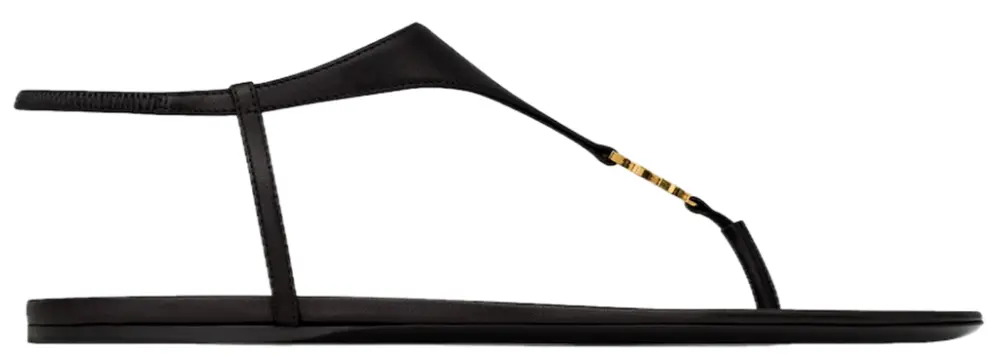 Dép Saint Laurent Cassandra Sandals 'Black' 818293AADF11000