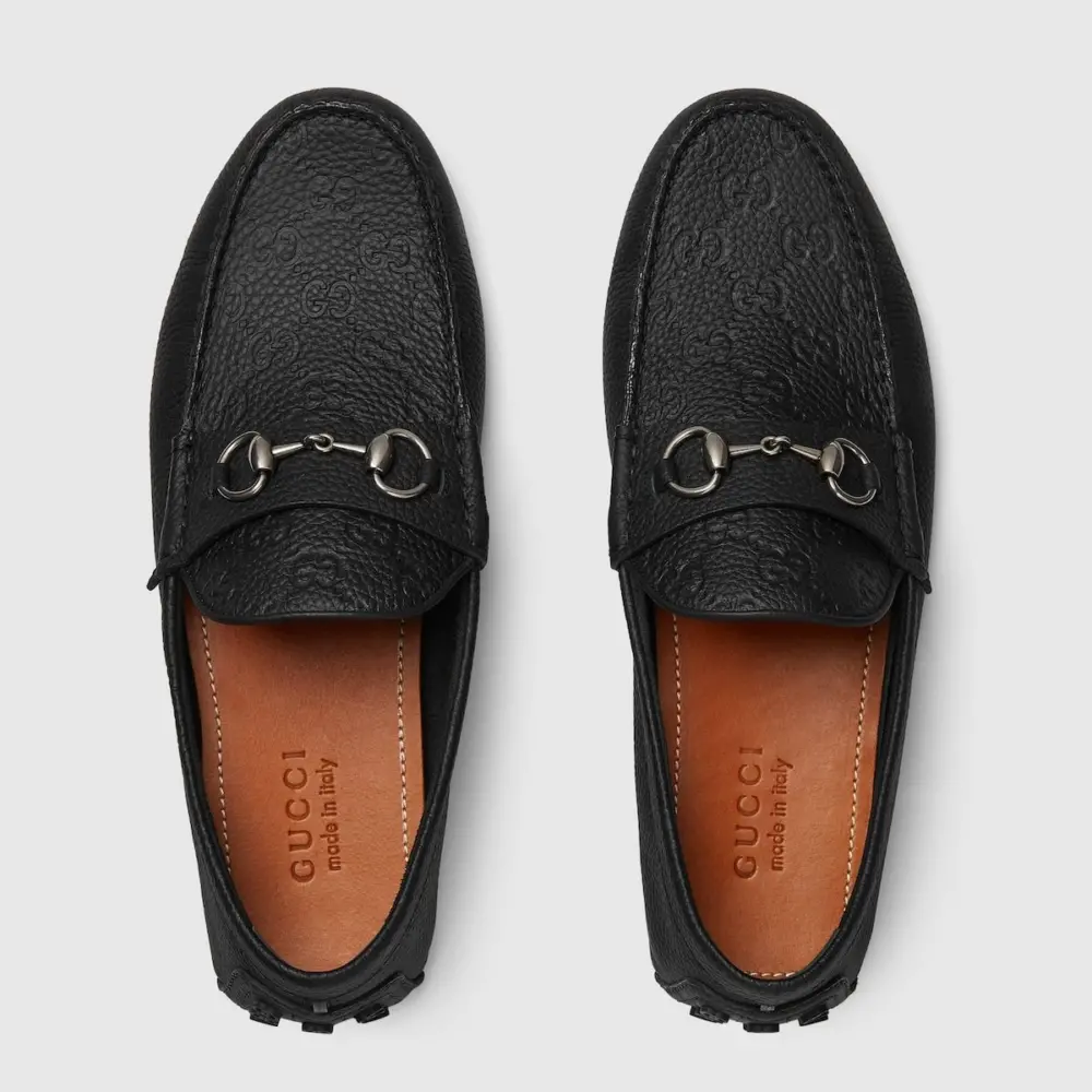 Giày Gucci Driver With Horsebit 'Black' 765859-AADQ4-1000 - Ảnh 5