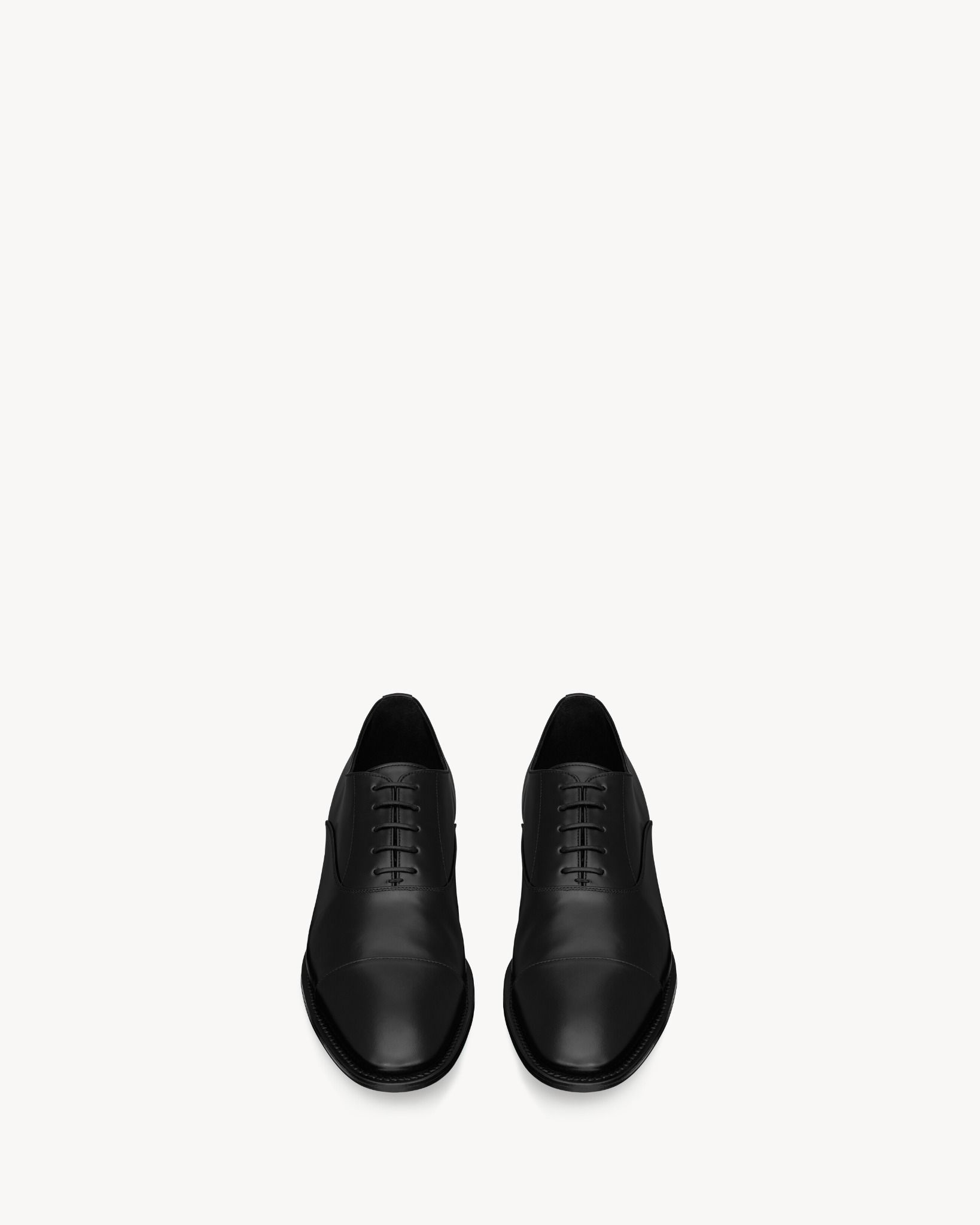 Alternative view of Giày Saint Laurent Adrien Oxfords 'Black' 838021AAE5G1000