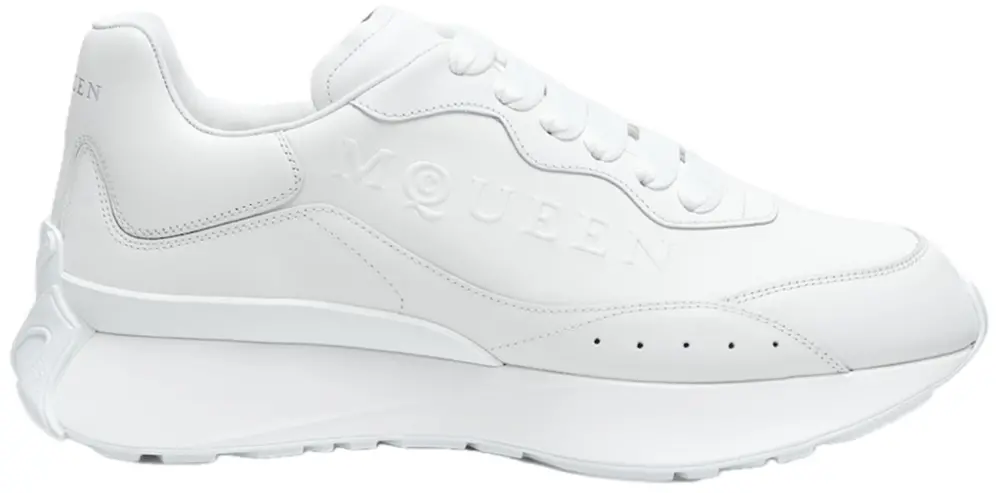 Giày Alexander McQueen Sprint Runner 'White' 841160WIAHE9007