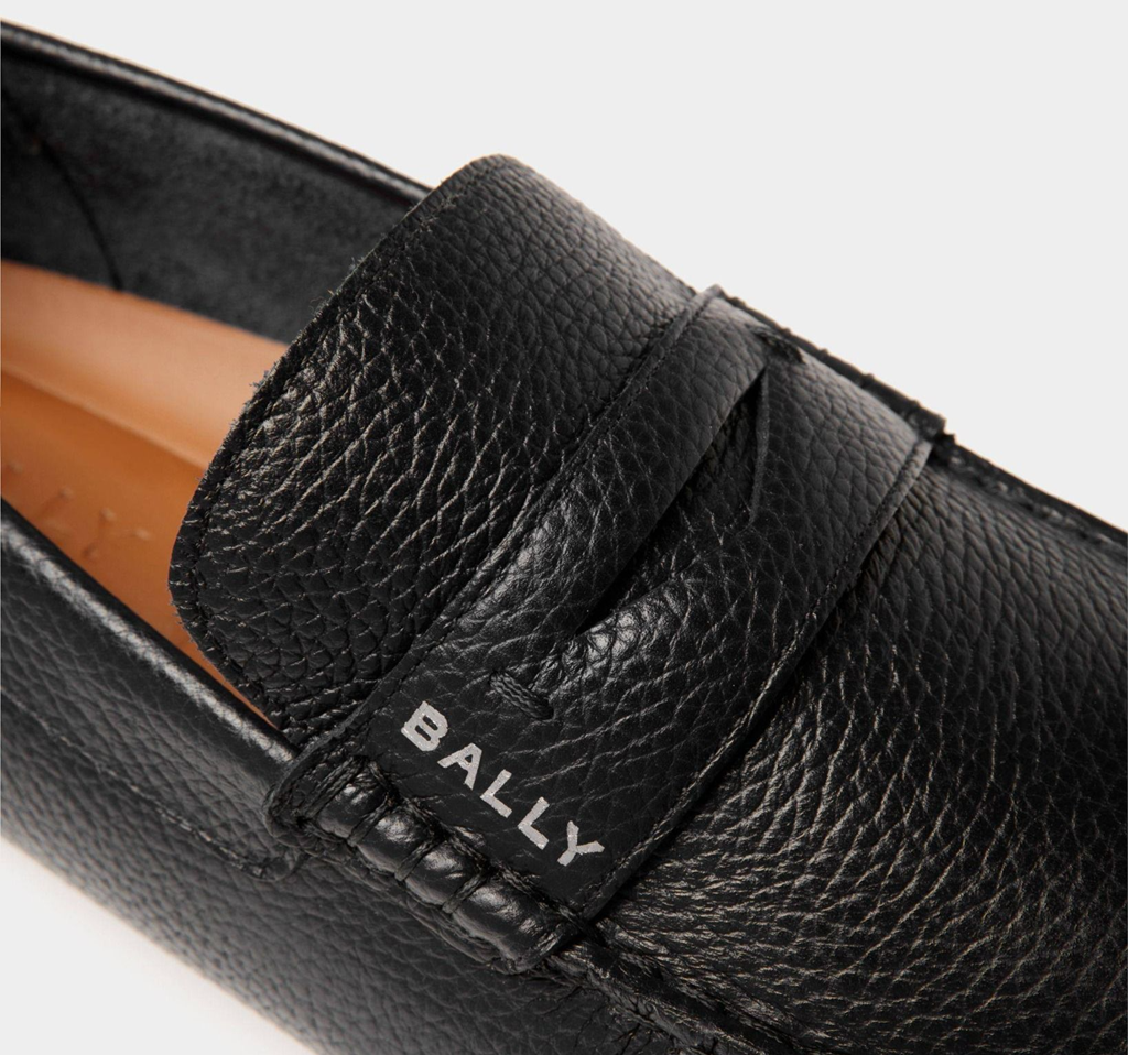 Giày Bally Pilot Driver ‘Black’ 6308938 - Ảnh 4