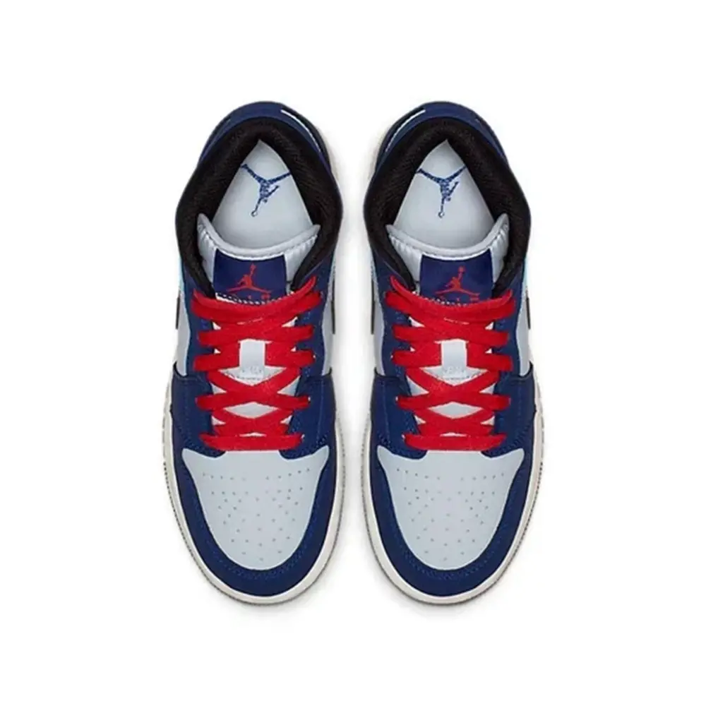 Giày Nike Air Jordan 1 Mid SE ‘Deep Royal’ BQ6931-400 - Ảnh 5