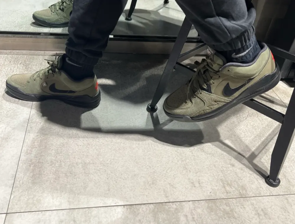 Giày Nike Air Jordan Stadium 90 ‘Olive Black’ HF5258-201 - Ảnh 3