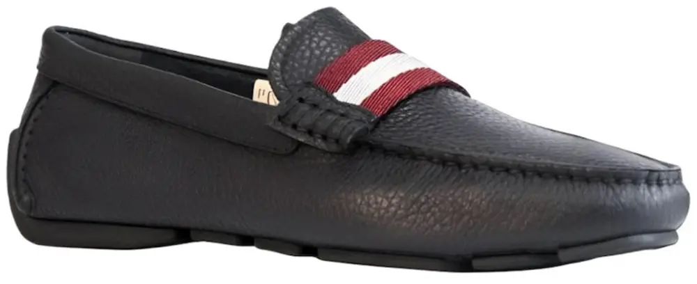 Giày Bally Leather Loafer 'Black' 6220089