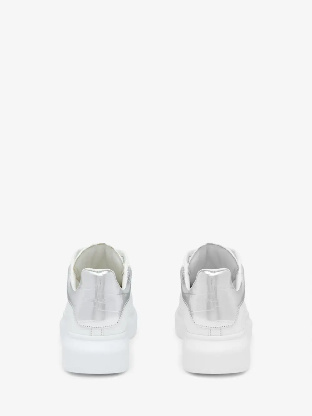 Giày Alexander McQueen Oversized Sneaker 'Silver' 553770WIAH09081 - Ảnh 2