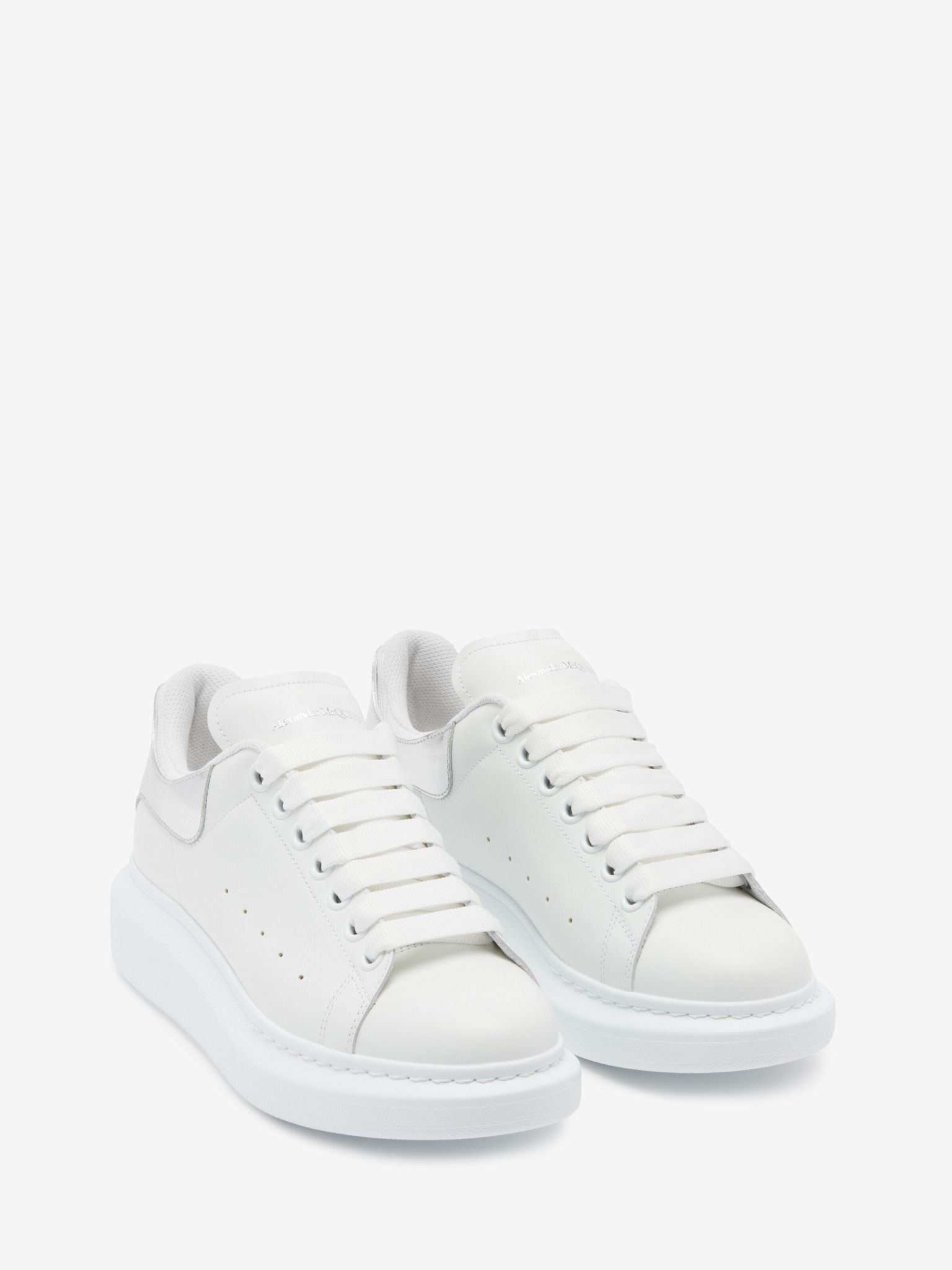 Giày Alexander McQueen Oversized Sneaker 'Silver' 697103WIFTJ9071 - Ảnh 4