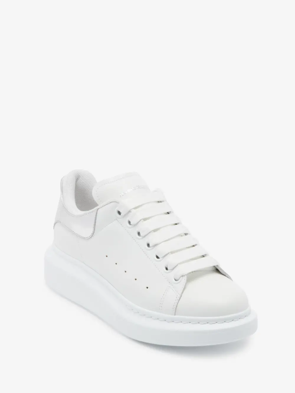 Alternative view of Giày Alexander McQueen Oversized Sneaker 'Silver' 697103WIFTJ9071